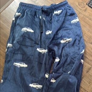 Men's Blue Car Print Pants